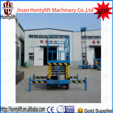 new design electric Pull-out legs hydraulic electric mobile scissor car lift china